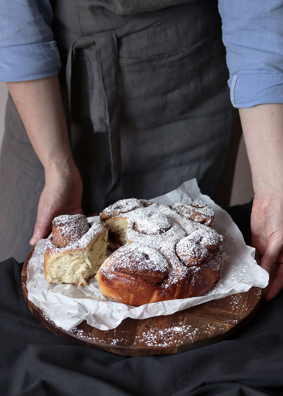 Foodfotografie - schwedische Zimtschnecken - Kanelbullar